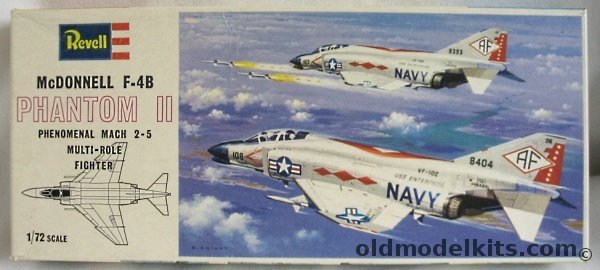 Revell 1/72 McDonnell F-4B Phantom II - VF-102 USS Enterprise - Great Britain Issue, H110 plastic model kit